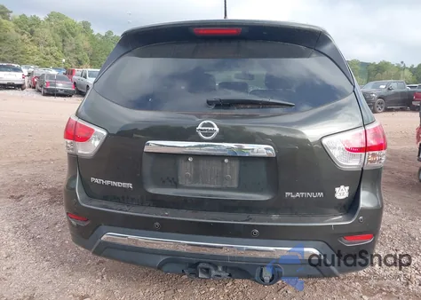 2015 Nissan Pathfinder Platinum из США, поврежденный, VIN 5N1AR2MN7FC682938